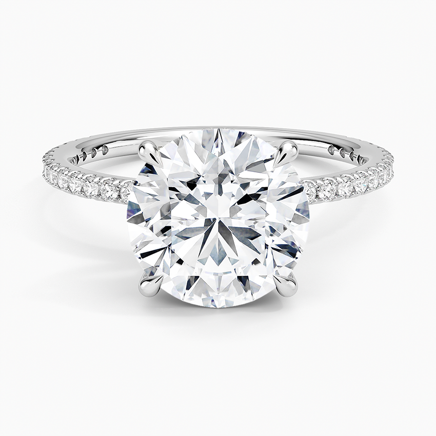 Secret Aura Halo Round 3ct Diamond