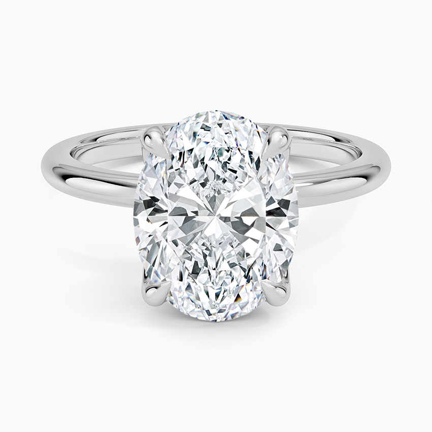 Elodie Oval Glow Solitaire 3ct Diamond