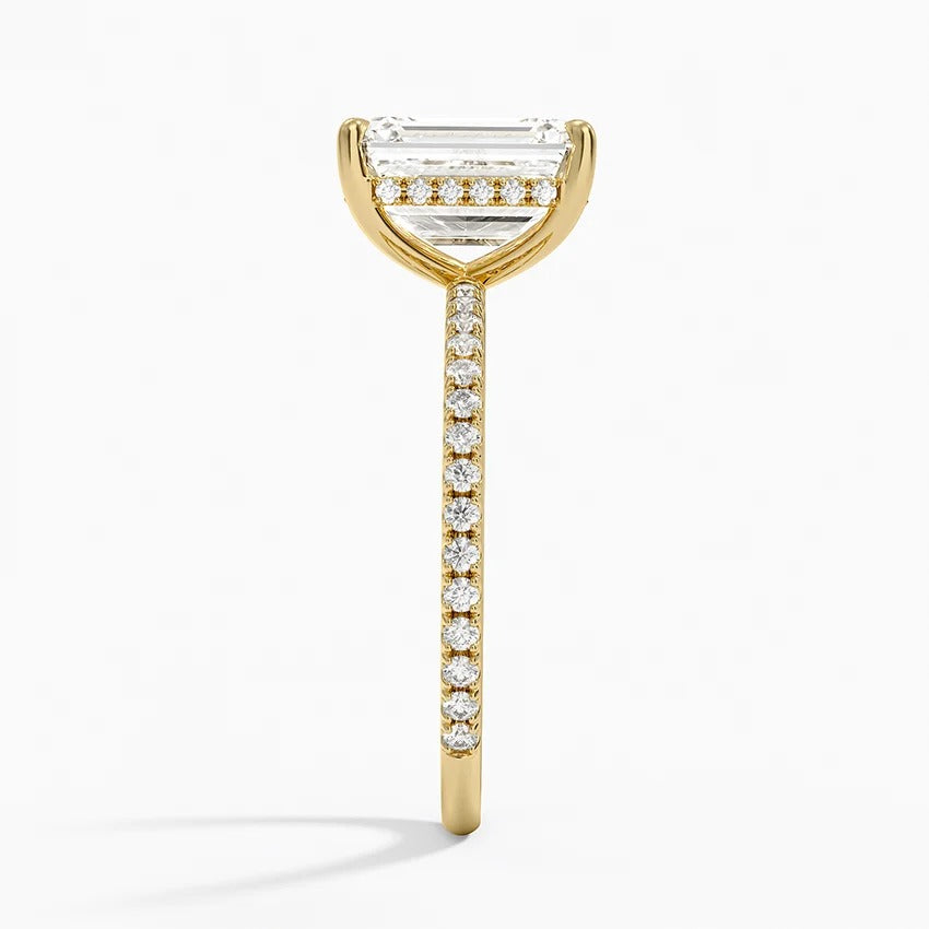 Secret Aura Halo Emerald 2ct Diamond