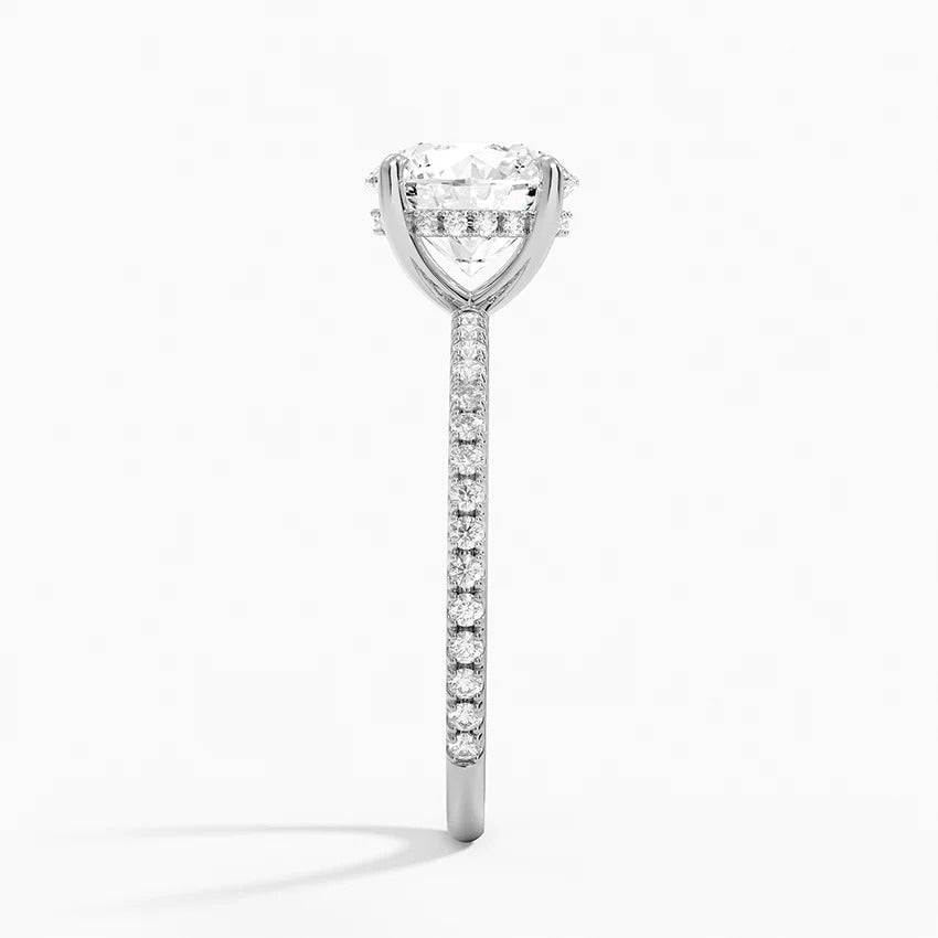 Secret Aura Halo Round 2ct Diamond