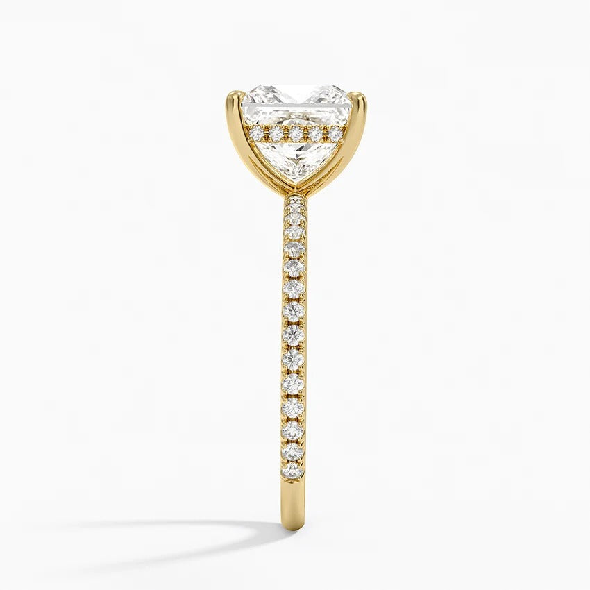 Secret Aura Halo Princess 2ct Diamond