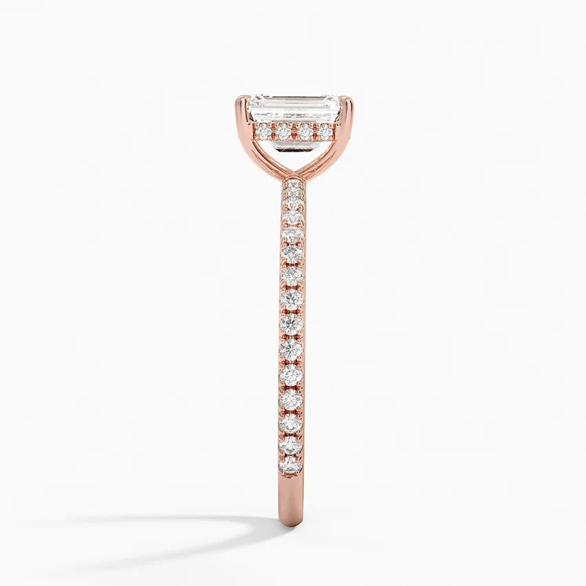 Secret Aura Halo Emerald 1ct Diamond