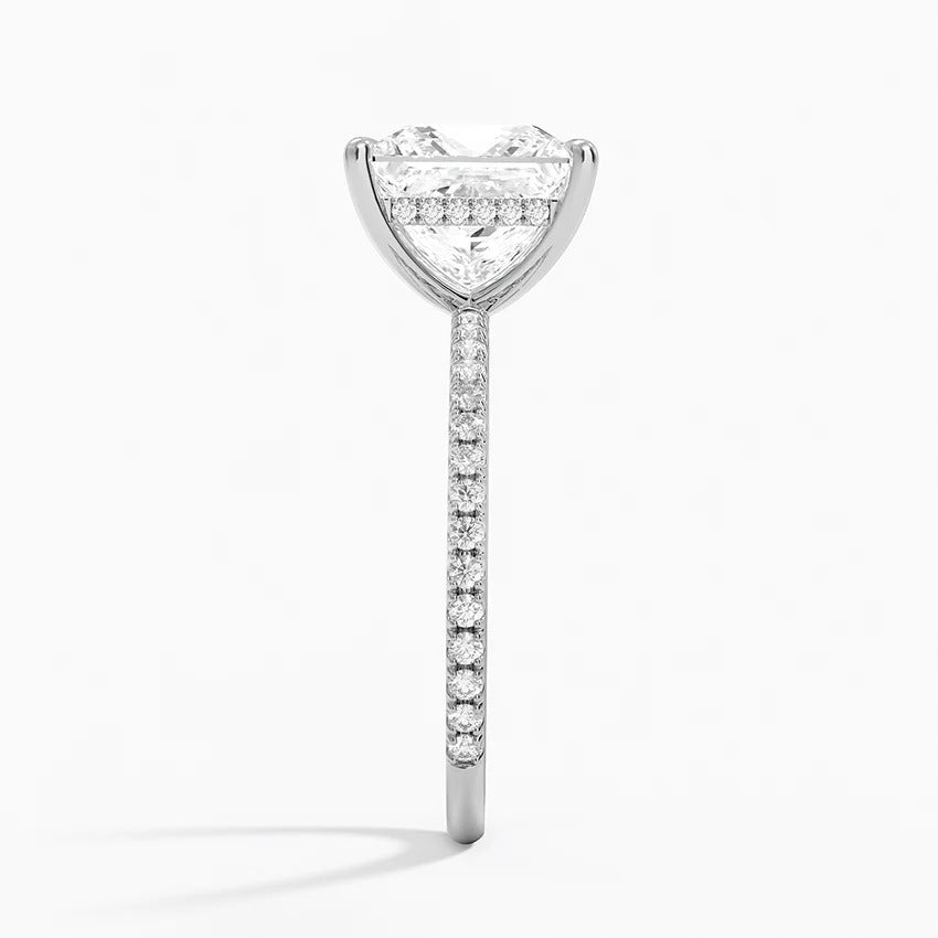 Secret Aura Halo Princess 3ct Diamond