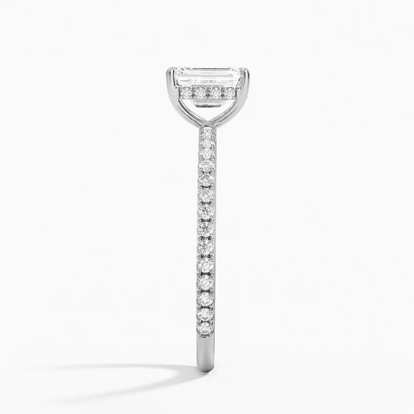 Secret Aura Halo Emerald 1ct Diamond