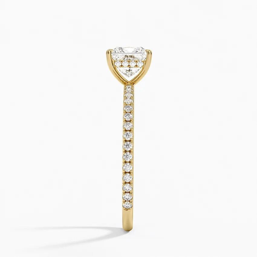 Secret Aura Halo Princess 1ct Diamond