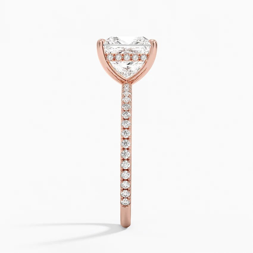 Secret Aura Halo Princess 2ct Diamond