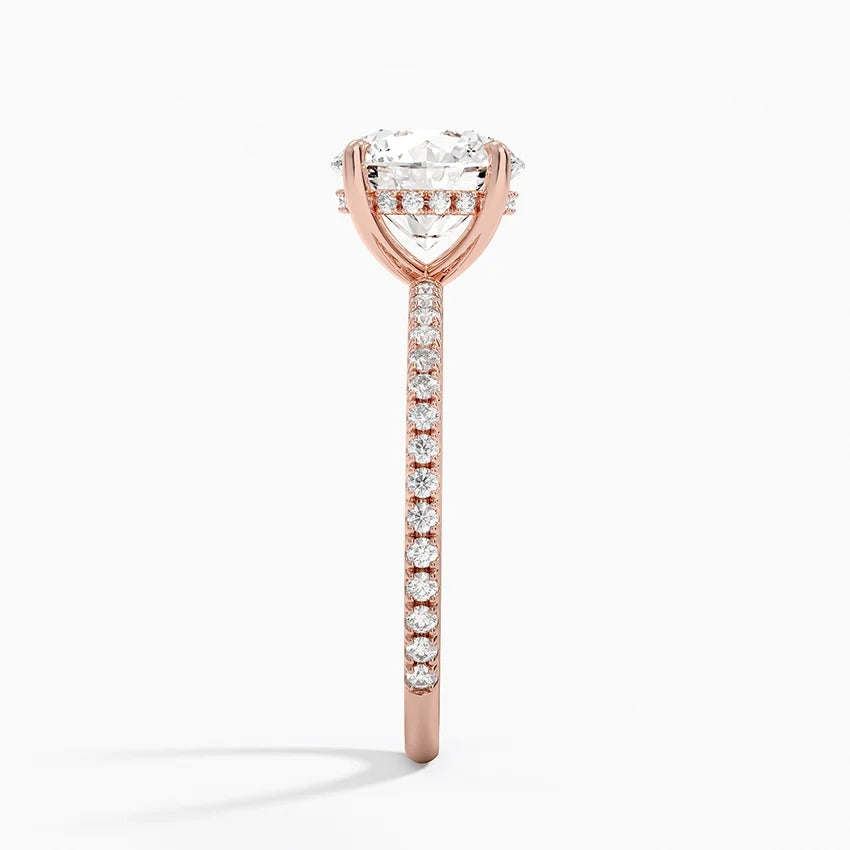 Secret Aura Halo Round 2ct Diamond