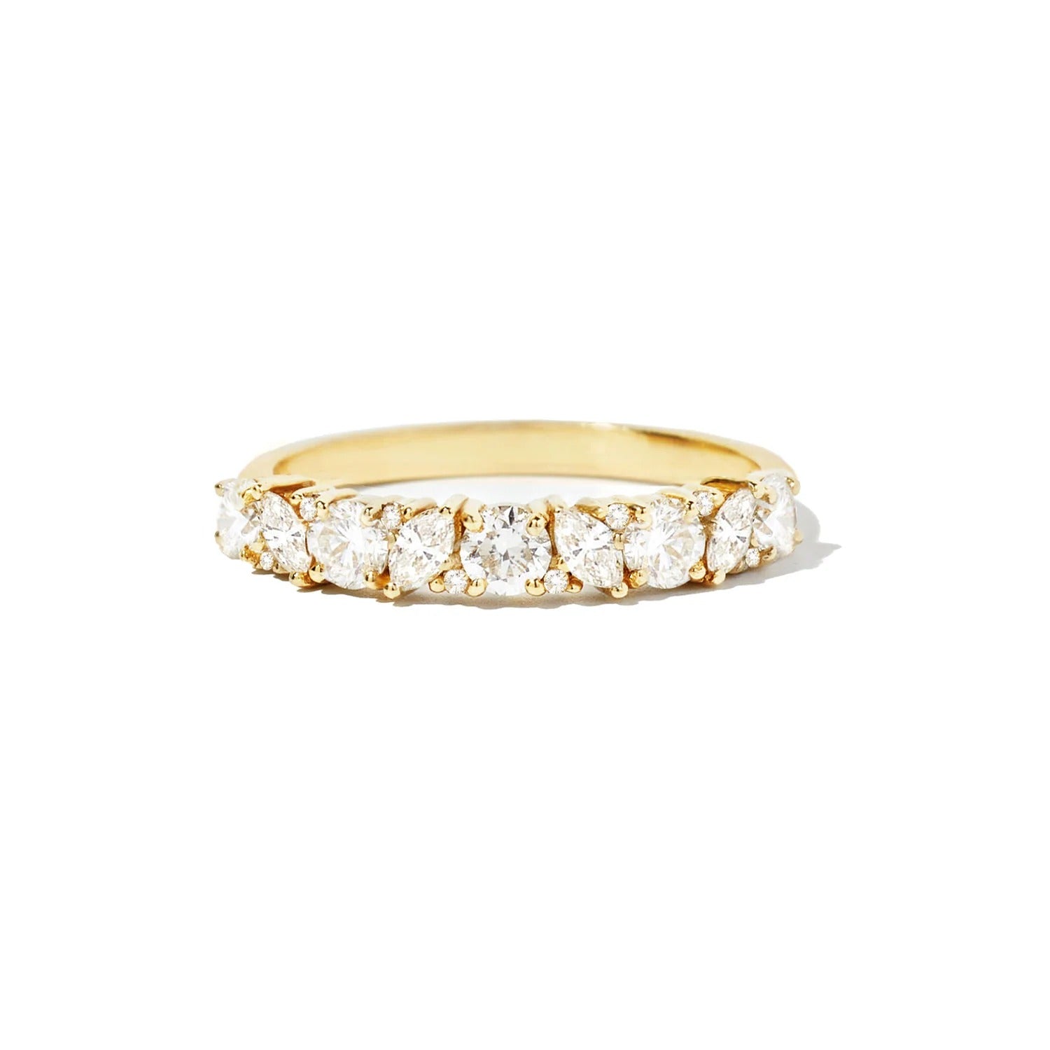 Marquise Cut Mosaic Confetti Band