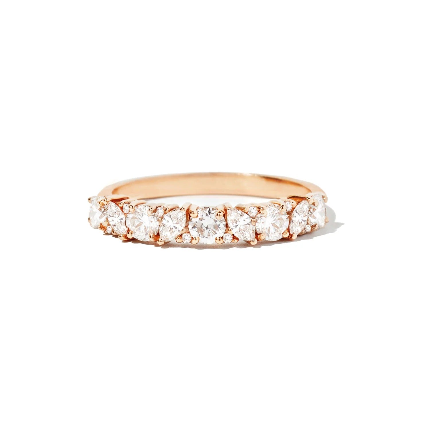 Marquise Cut Mosaic Confetti Band