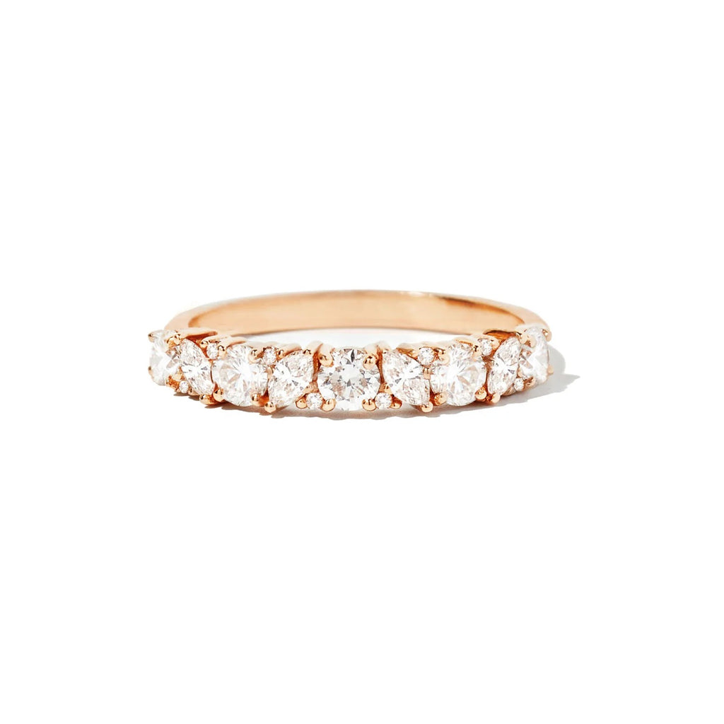 Marquise Cut Mosaic Confetti Band