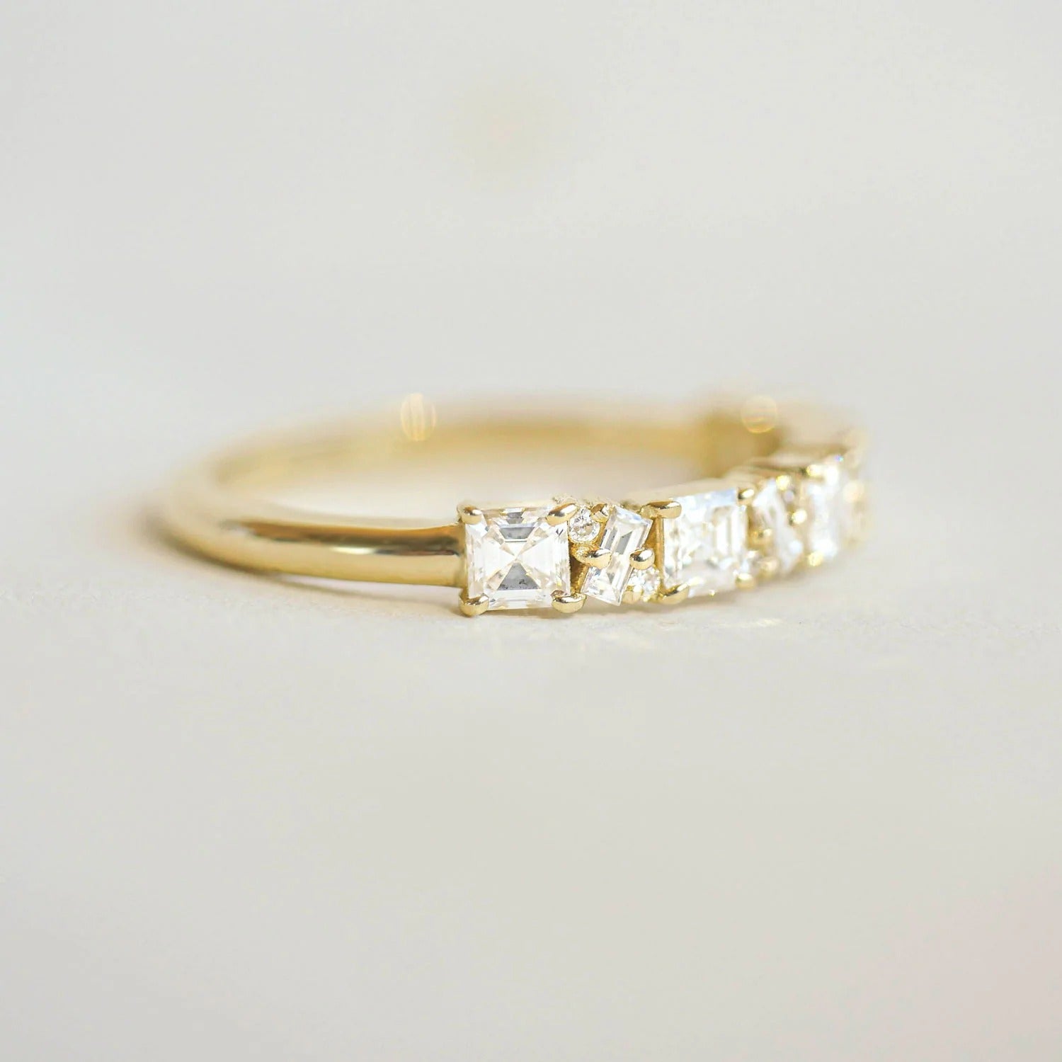 Cushion Cut Mosaic Band